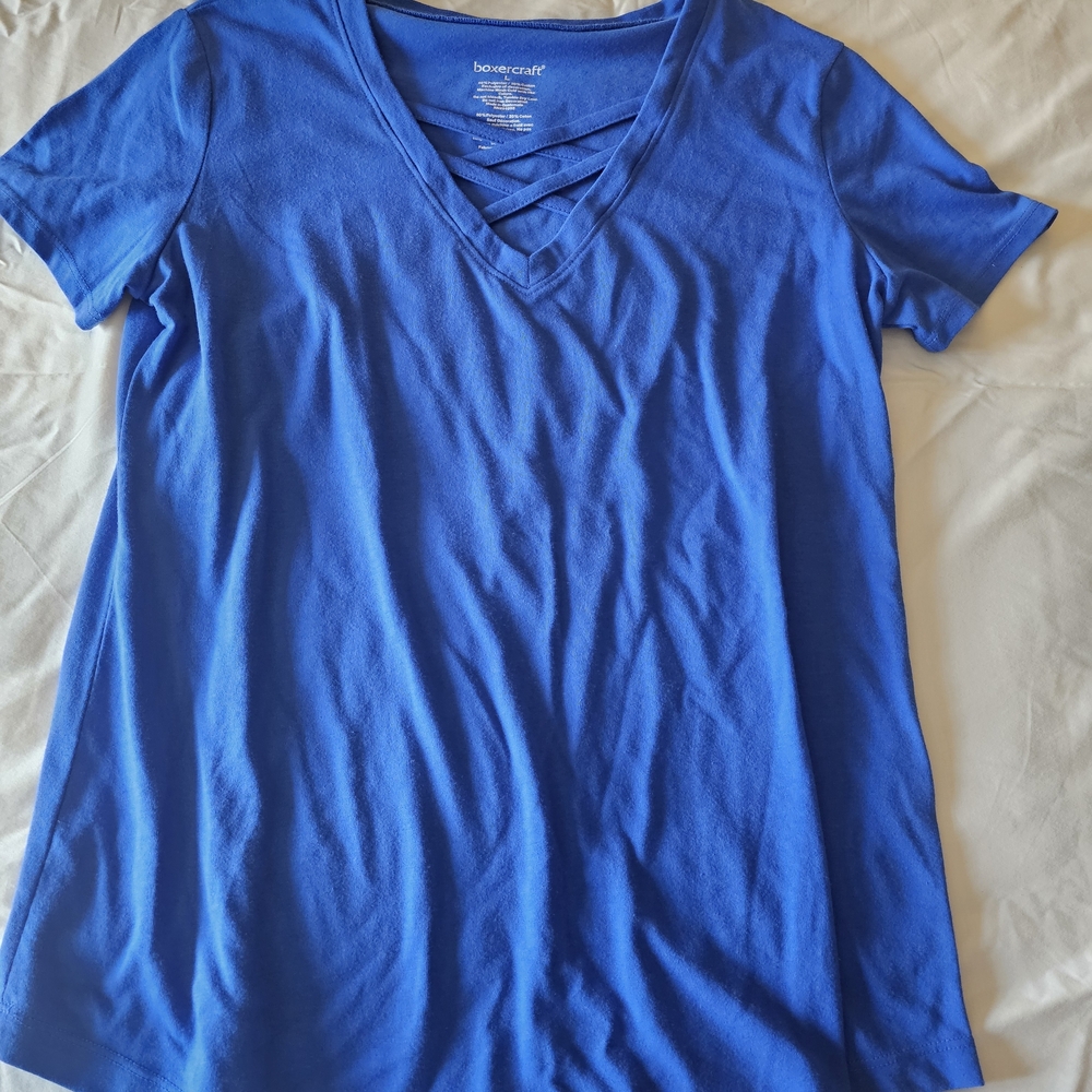 Boxercraft Royal Blue V-Neck Tee